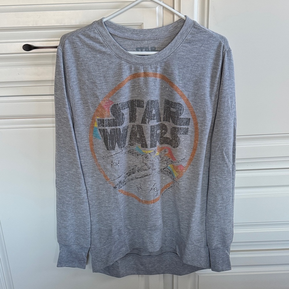 Star Wars Charcoal Graphic Lightweight Sweatshirt